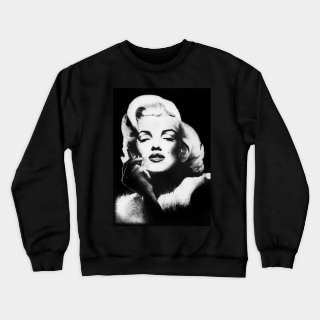 Marilyn Monroe pencil artwork Crewneck Sweatshirt by pencilartist